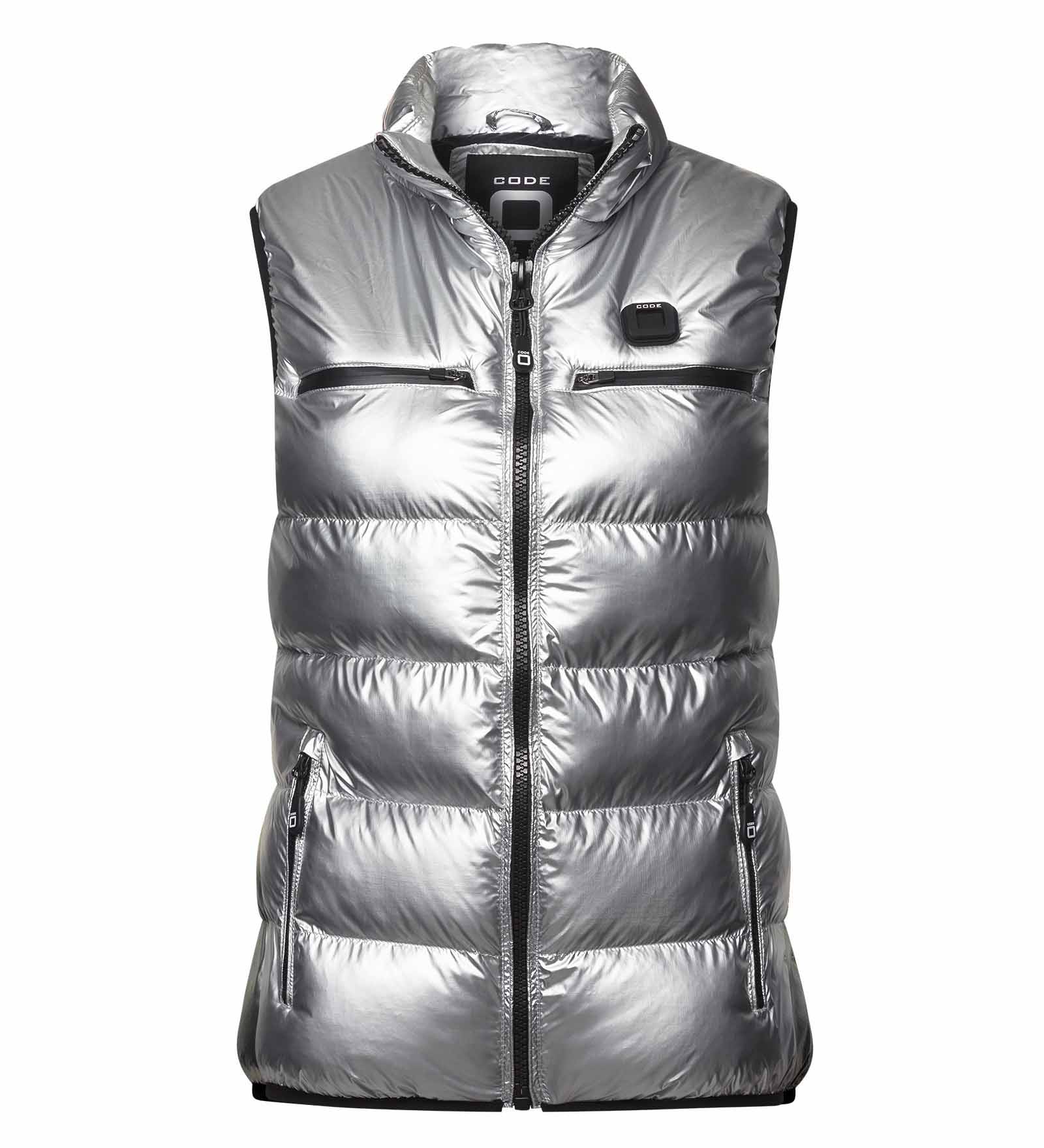 Bodywarmer Dames Monte Baldo Puffer Gilet Women Silver Grey