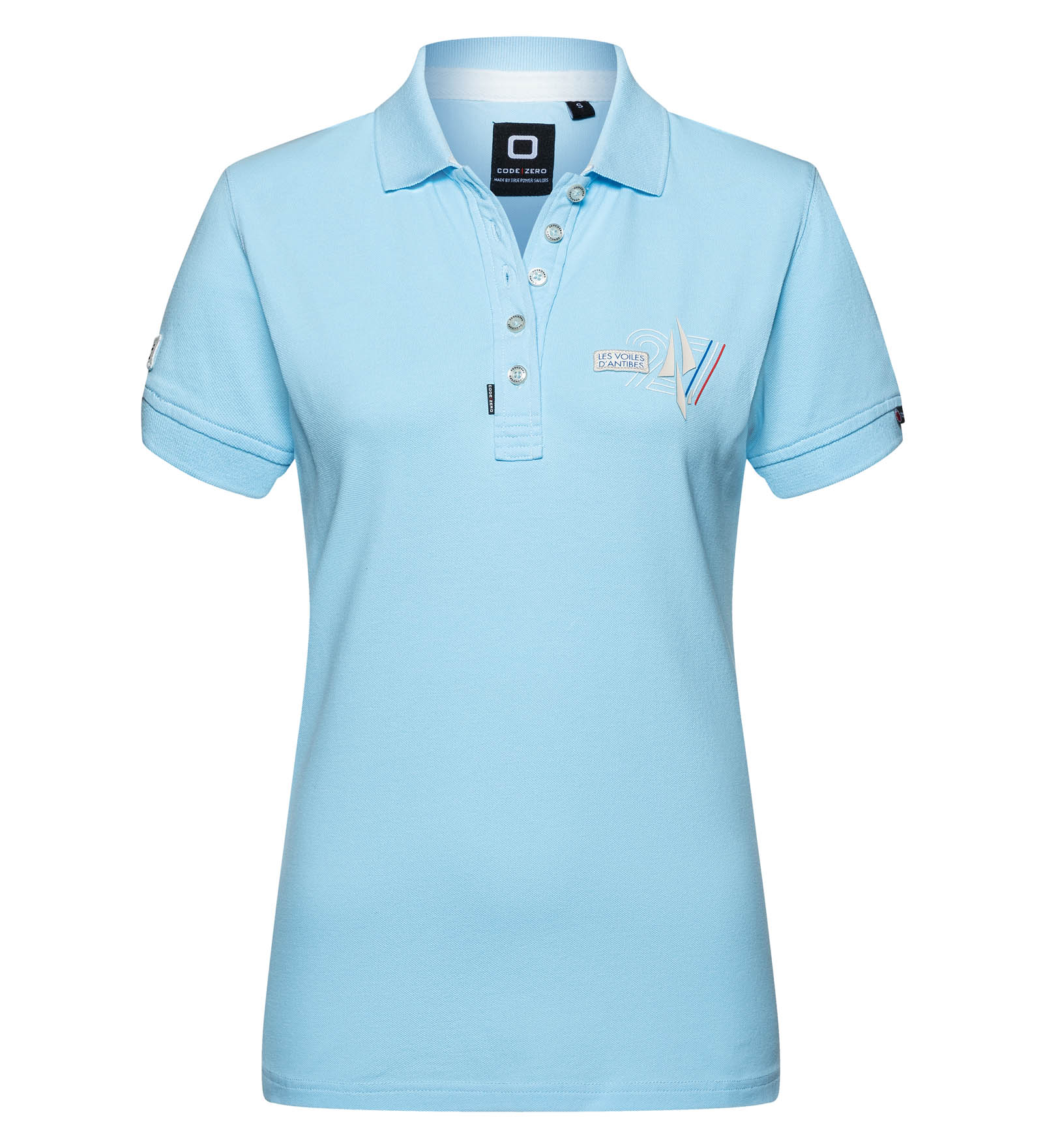 Polo stretch Bleu pour Femmes 