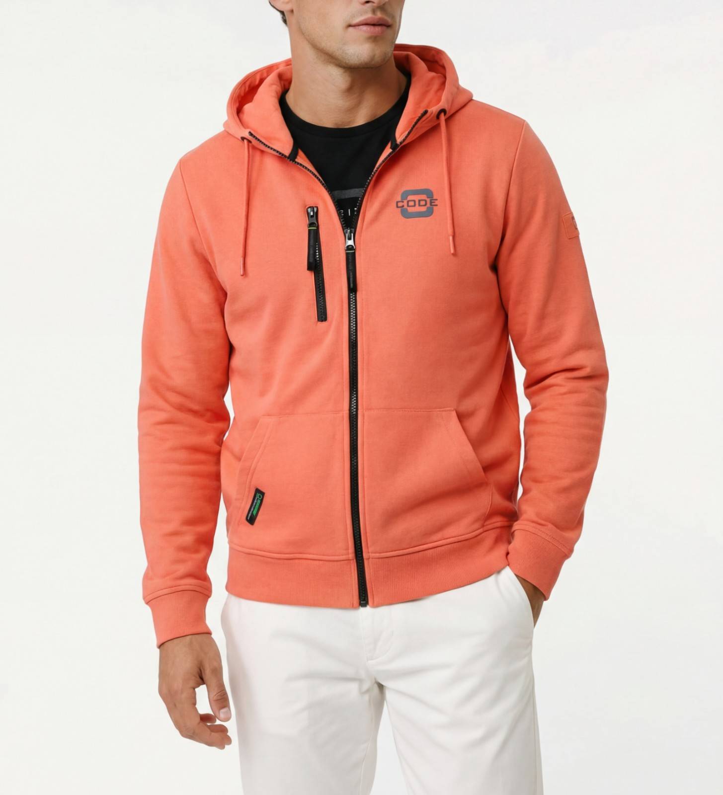 Sweat Jacket Orange for Men