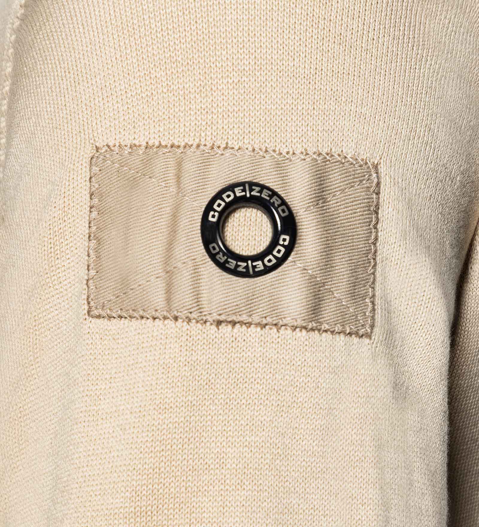 Details of a beige jumper
