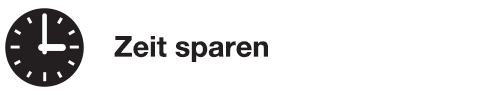 Zeit sparen