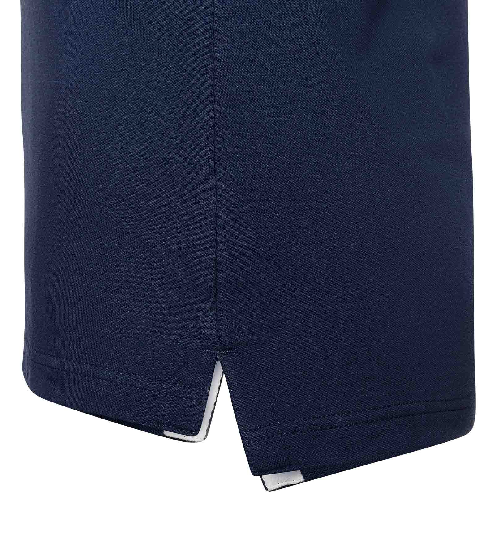 Baumwollpolo Navy für Damen 