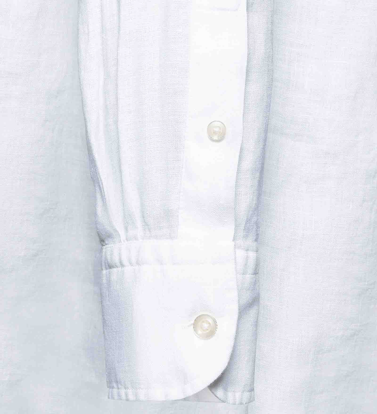 Camicia di lino Bianco da Uomo 