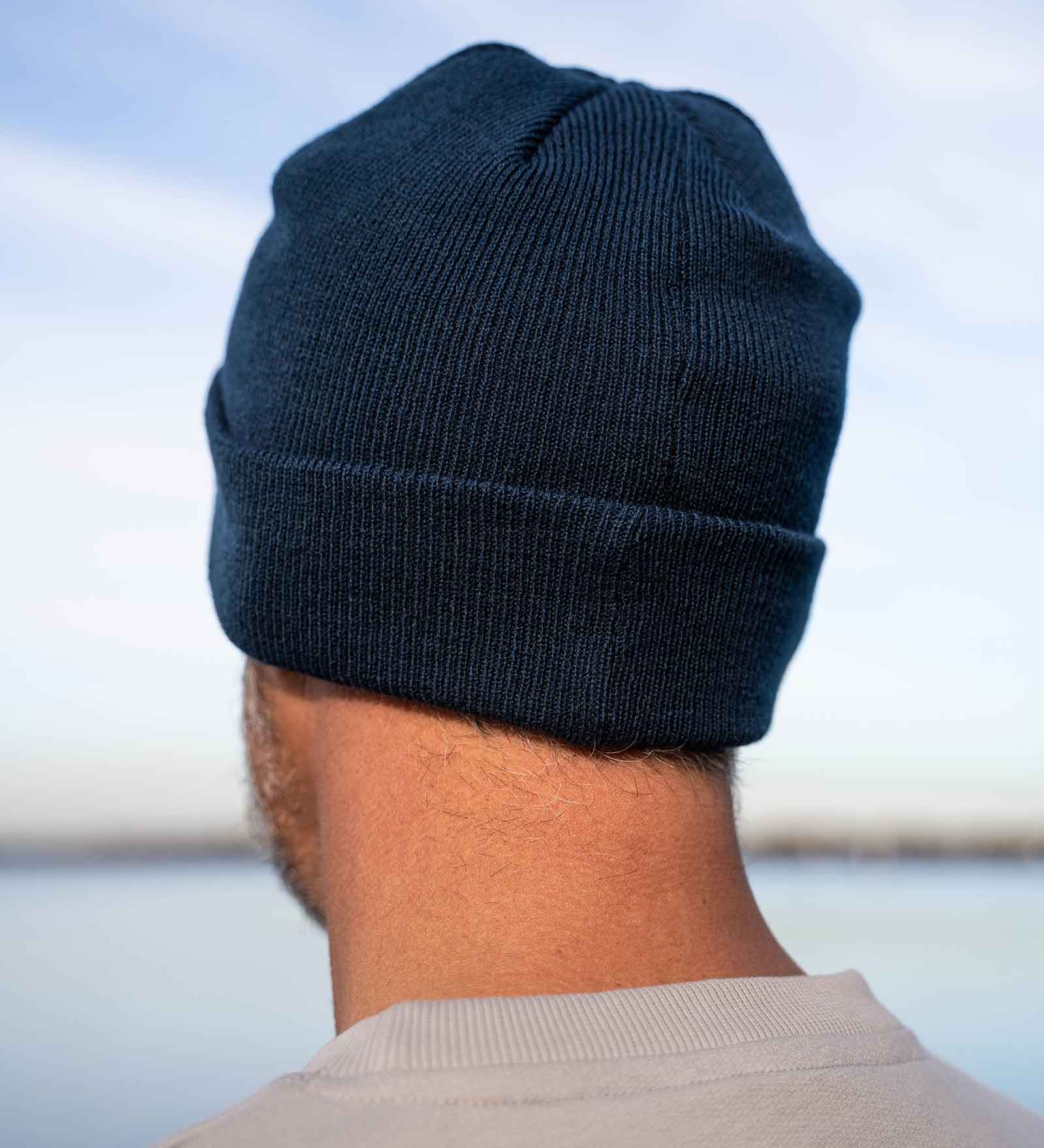 Mens Beanie dark blue