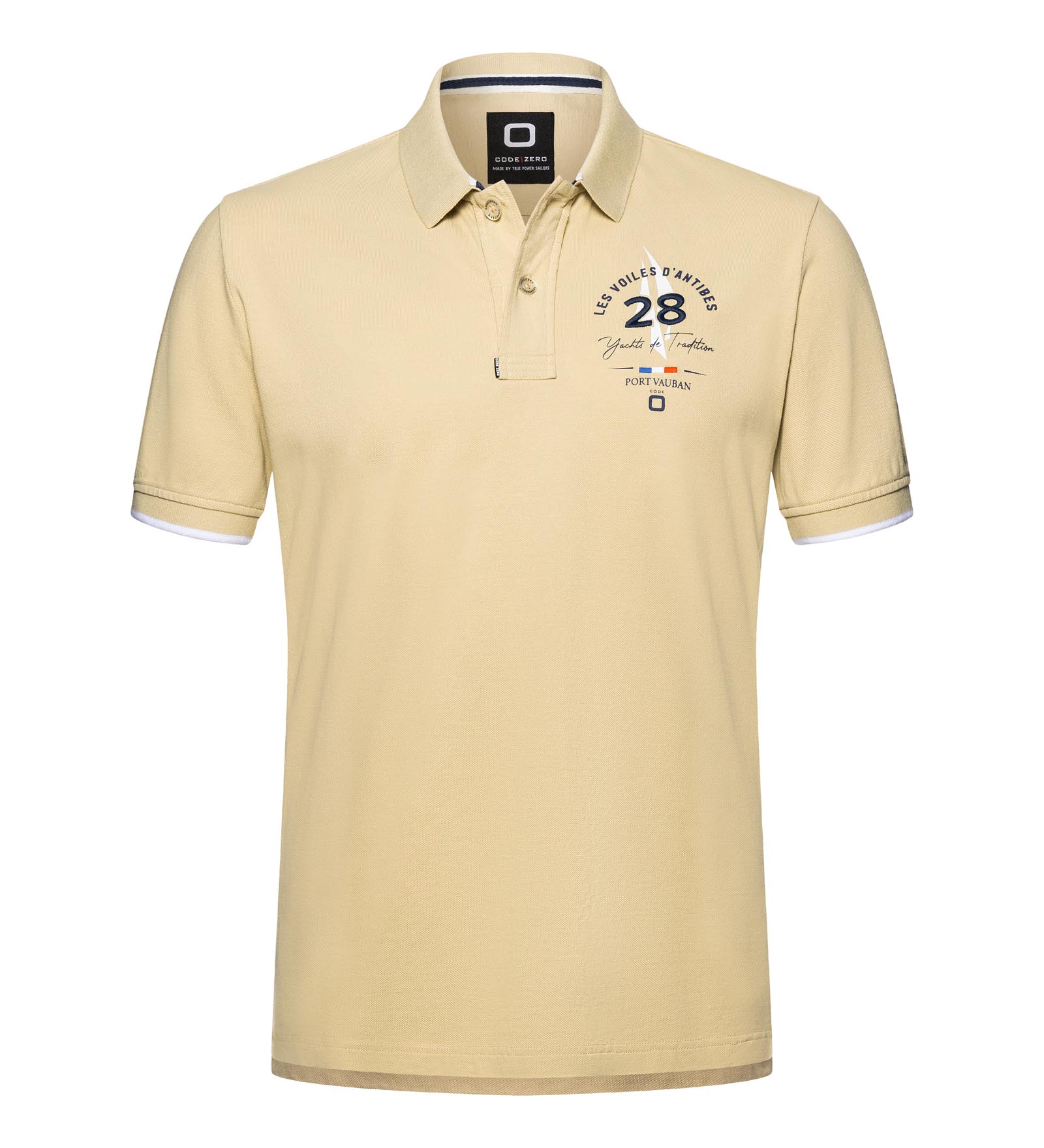 Les Voiles d'Antibes Polo Shirt Men Tradition Blue M | CODE-ZERO