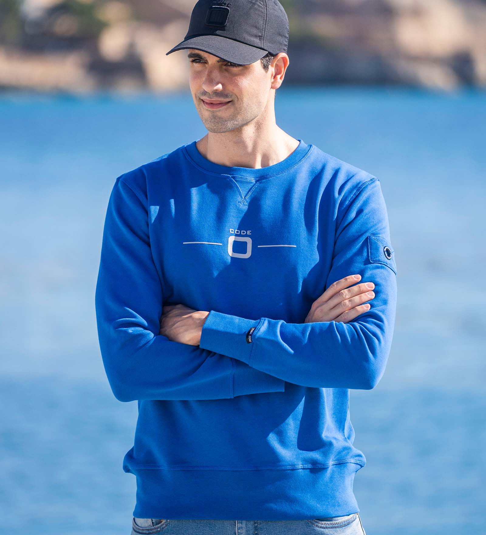 Sweatshirt Blu da Uomo 