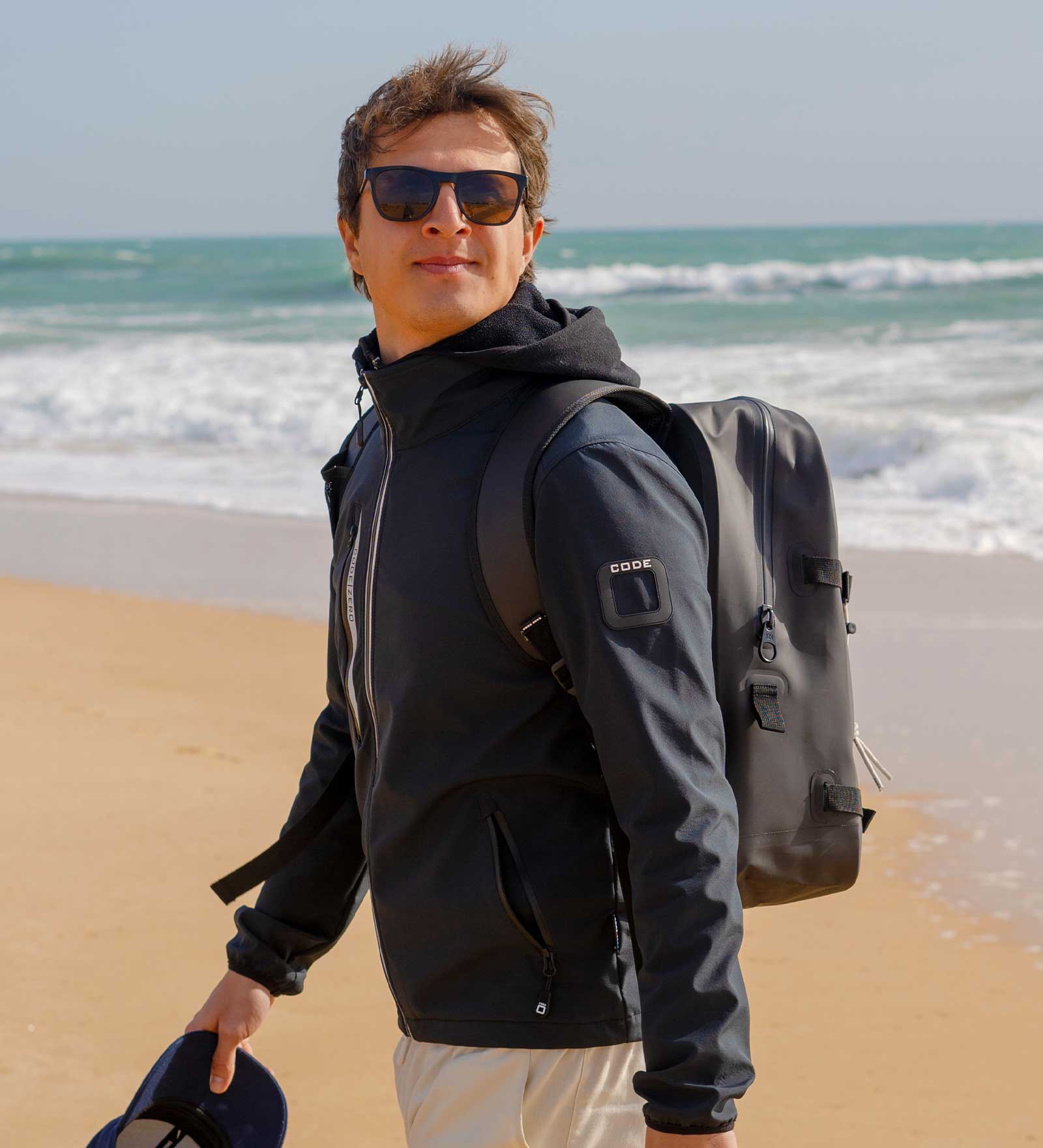 Giacca softshell Nero da Uomo 