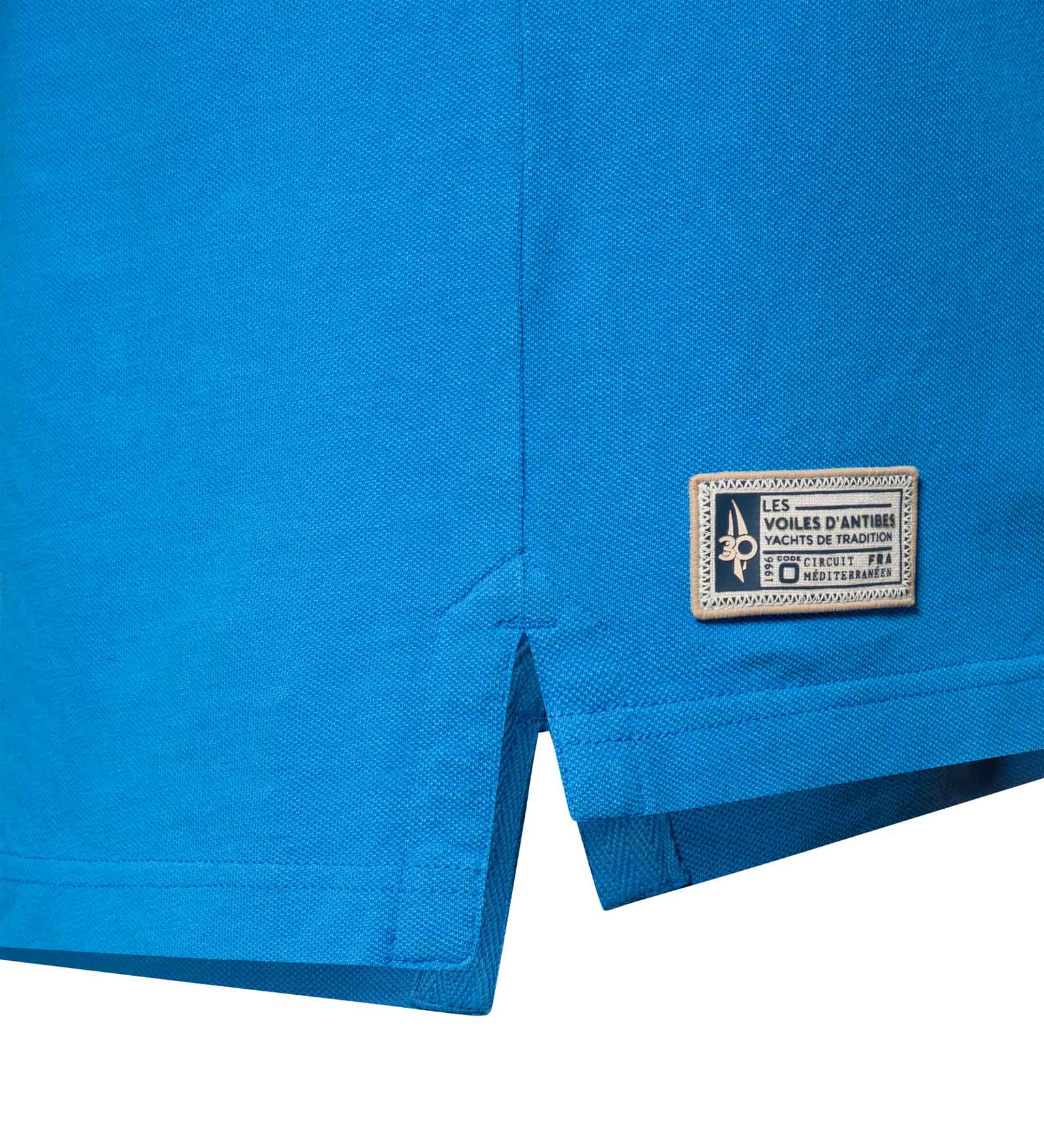 Baumwollpolo Blau für Herren 