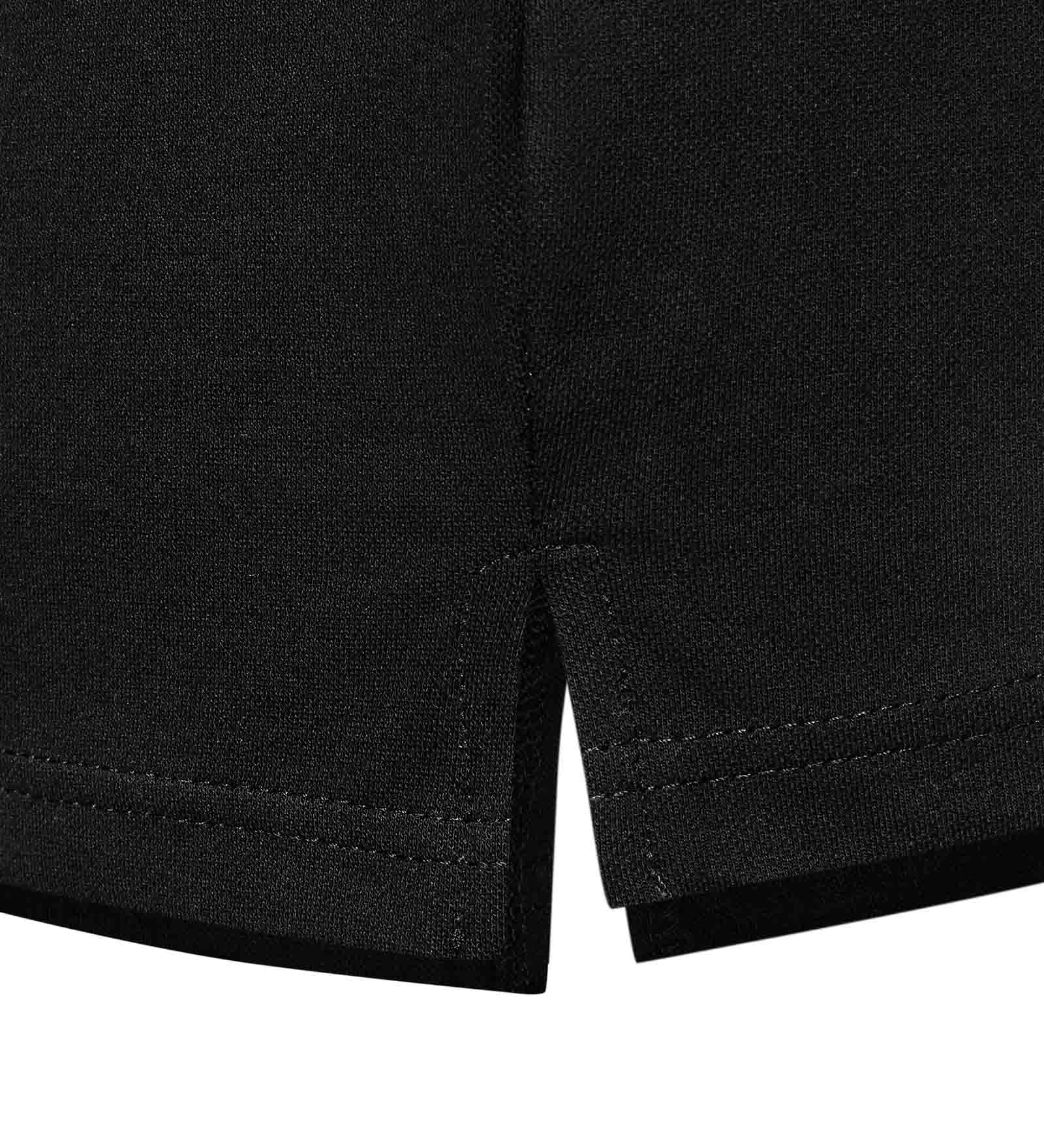 Cotton Polo Shirt Black for Men 