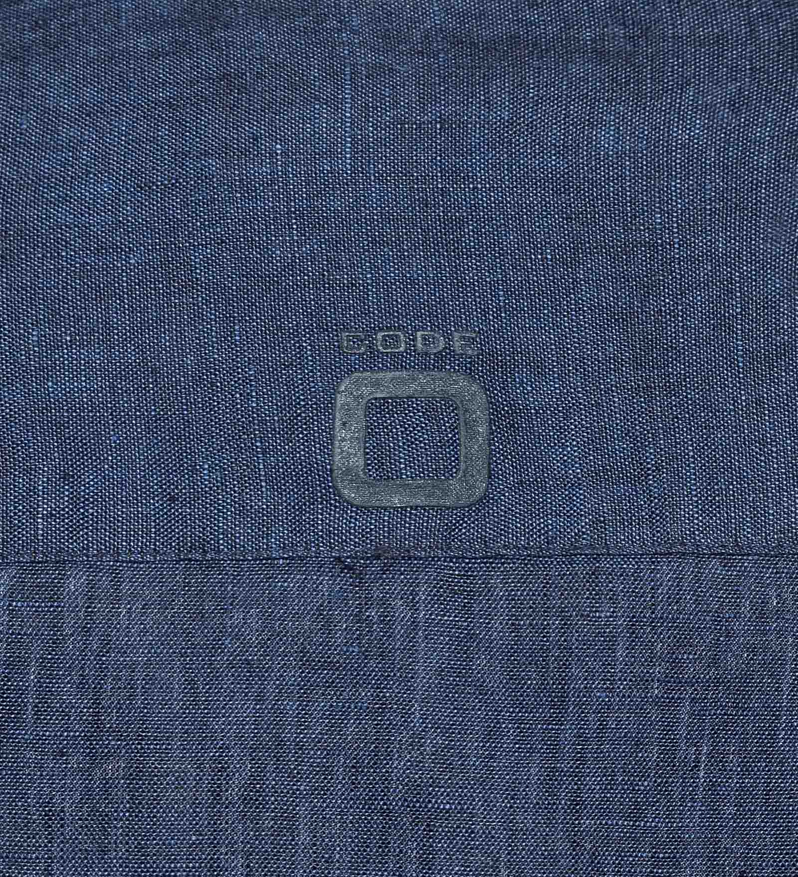 Linen Shirt Navy Blue for Men 