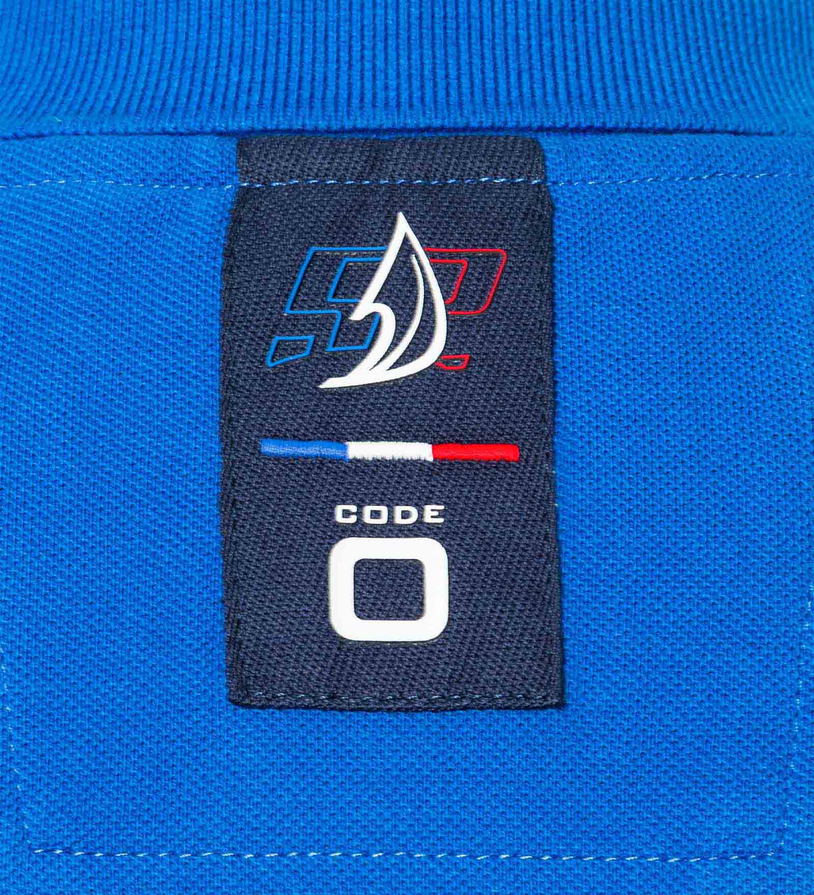 Polo in puro cotone Blu da Uomo 