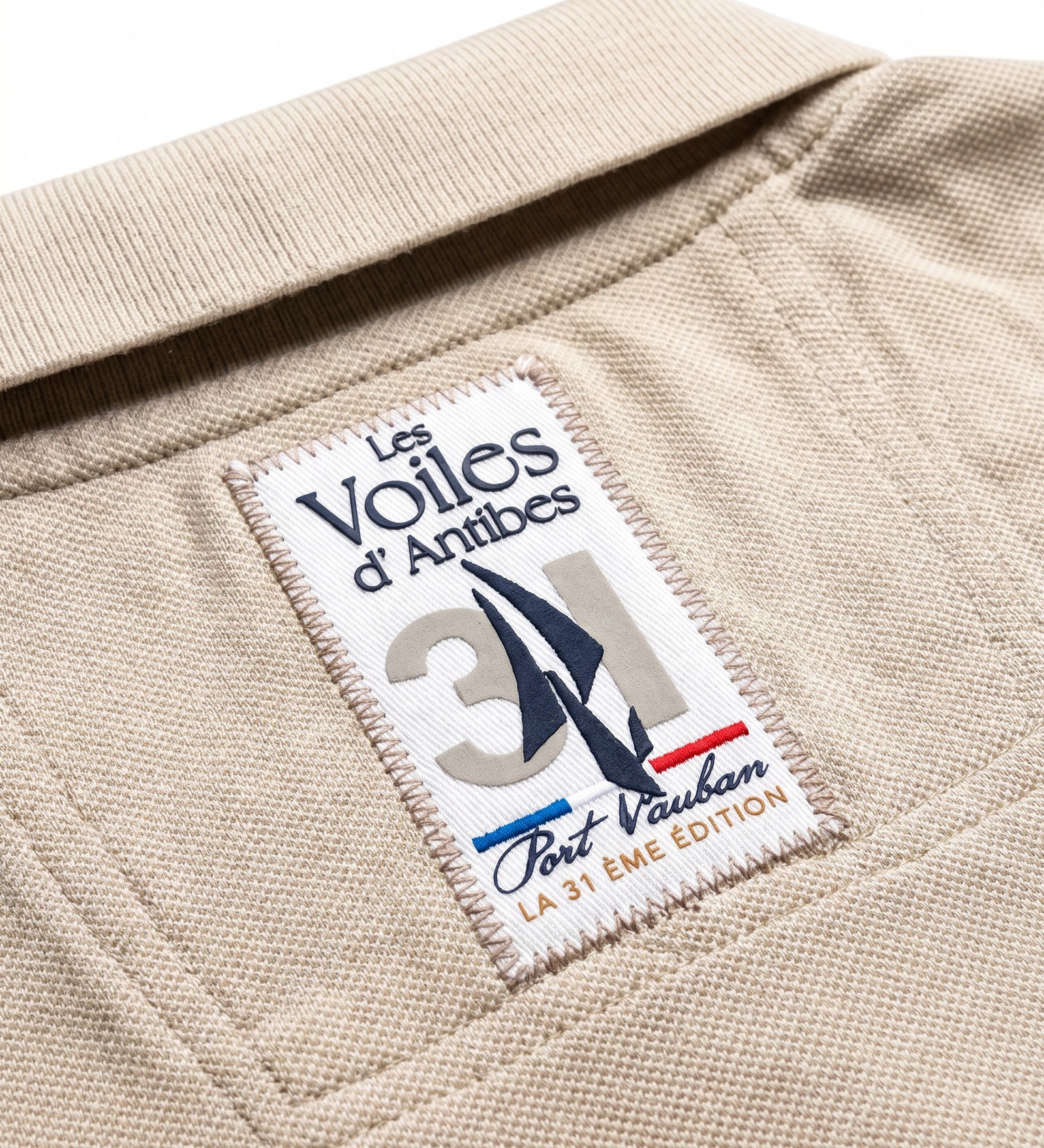 Cotton Polo Beige for Men