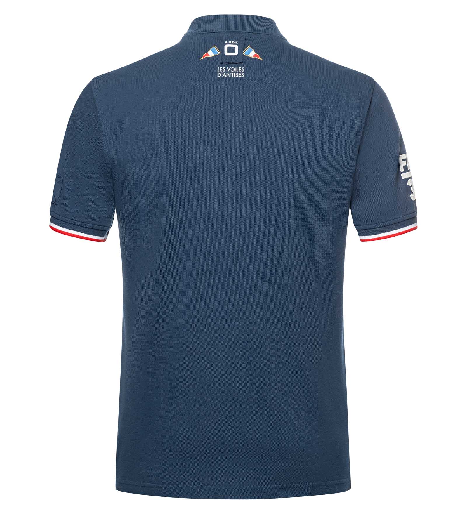 Baumwollpolo Navy für Herren 