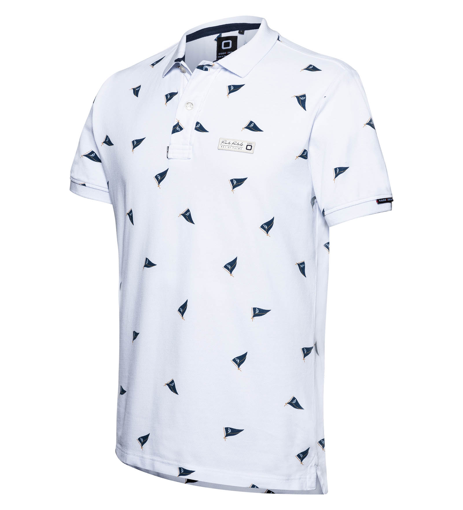 Polo coton Blanc pour Hommes 