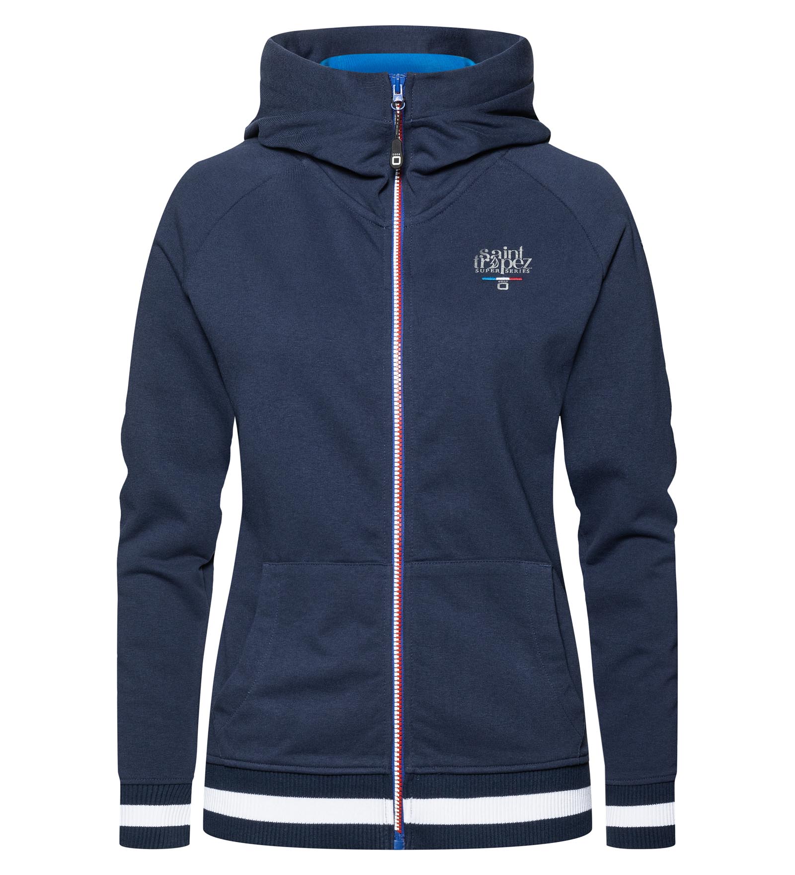 Hoodie met rits Dames Saint-Tropez