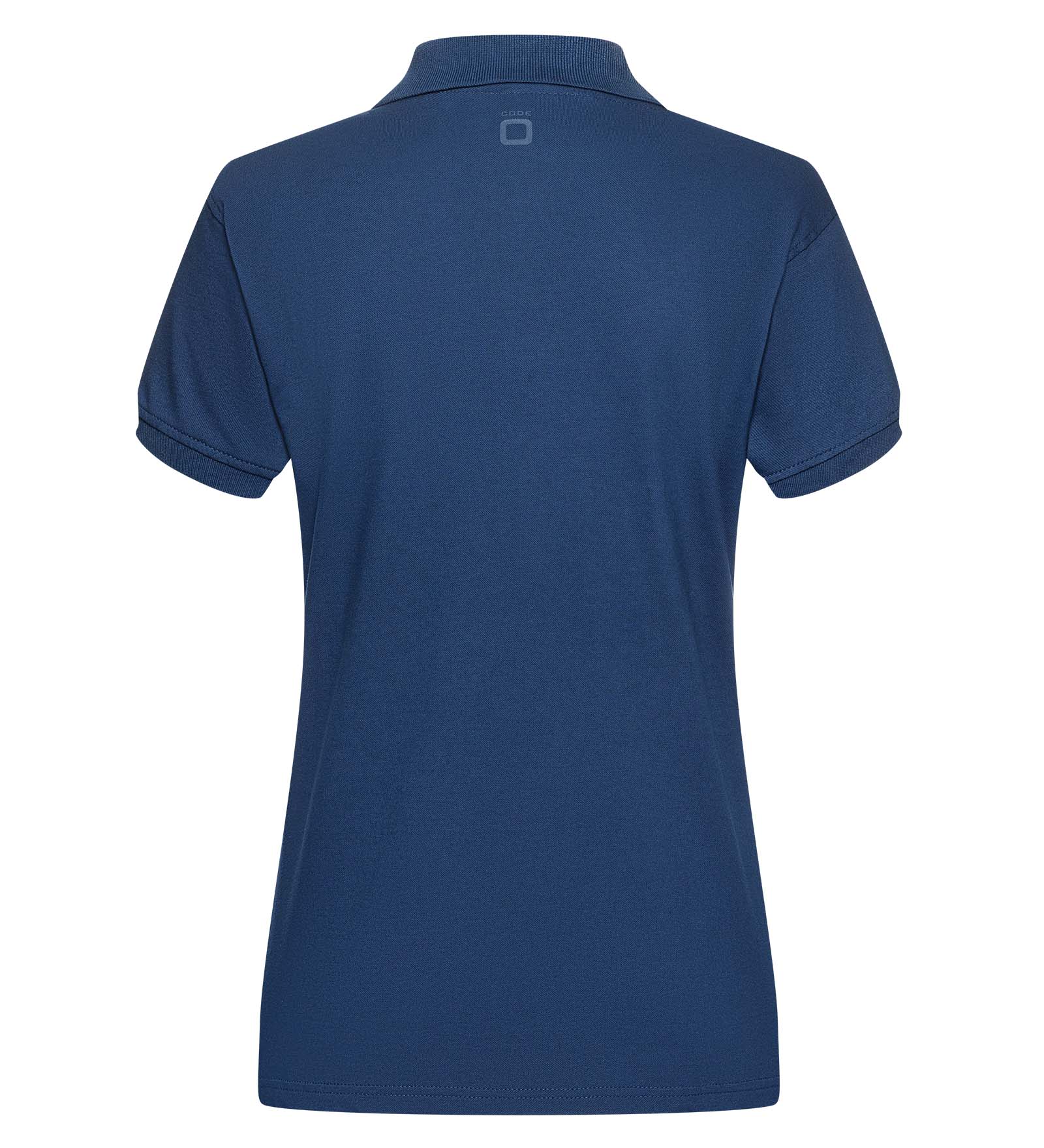 Baumwollpolo Navy für Damen 