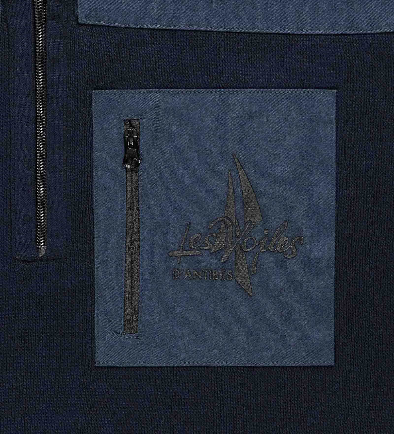 Half-Zip Sweater Navy Blue for Men Half-Zip Sweater Navy Blue for Men