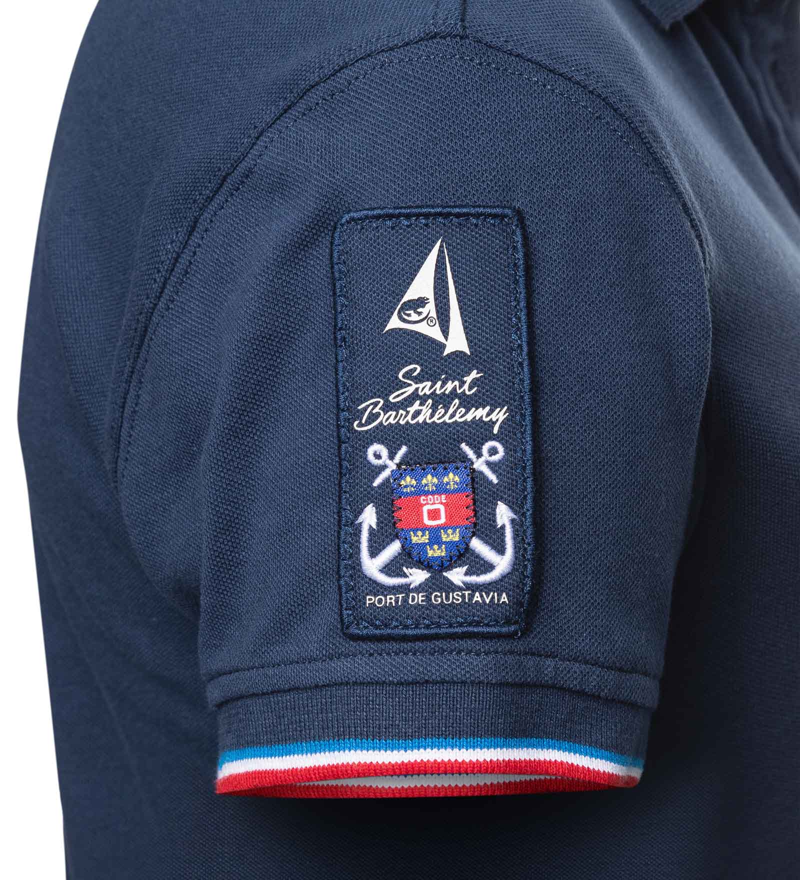 Polo stretch Marine pour Femmes St. Barth Polo Shirt Women navy