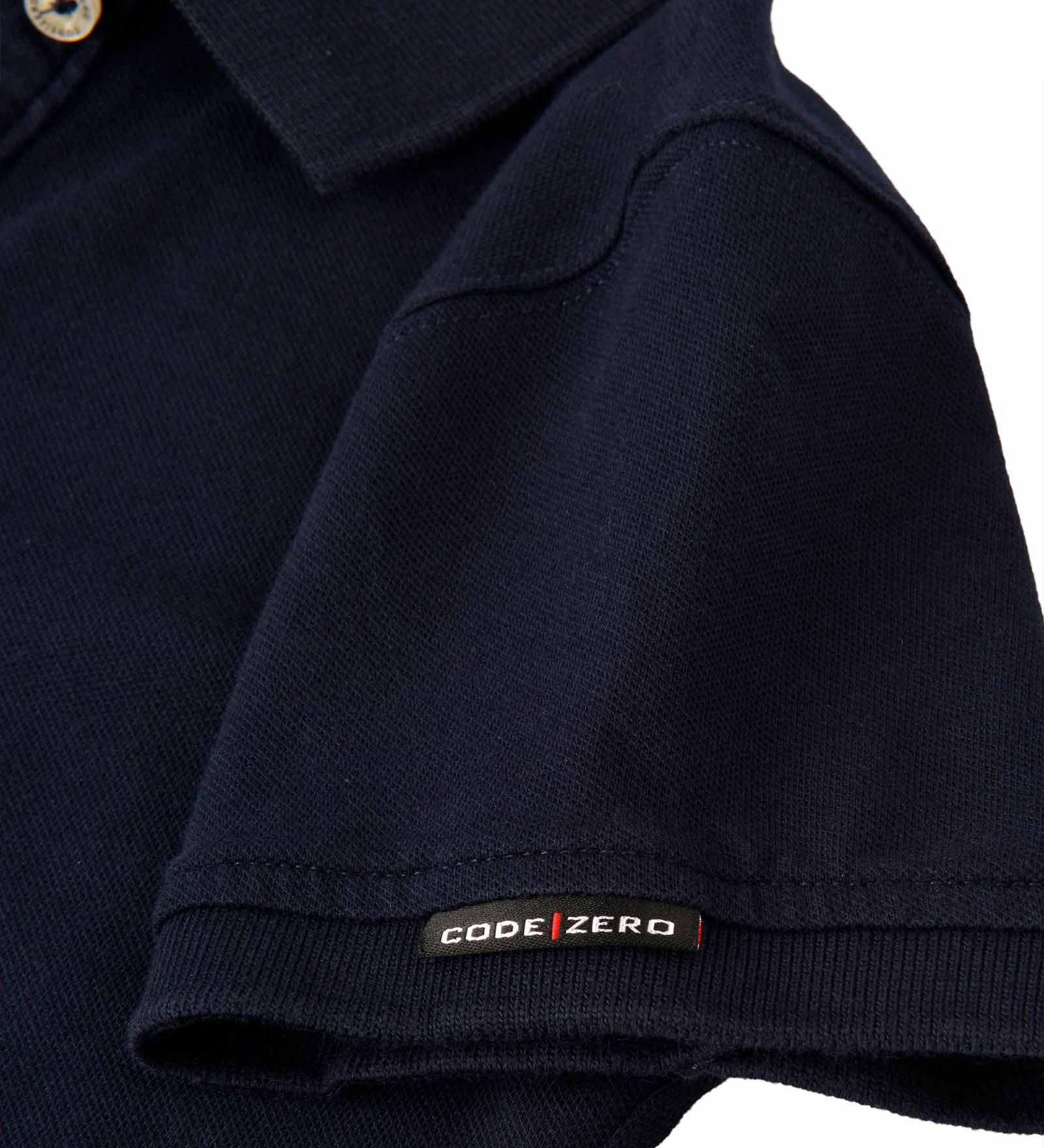 Baumwollpolo Navy für Damen 