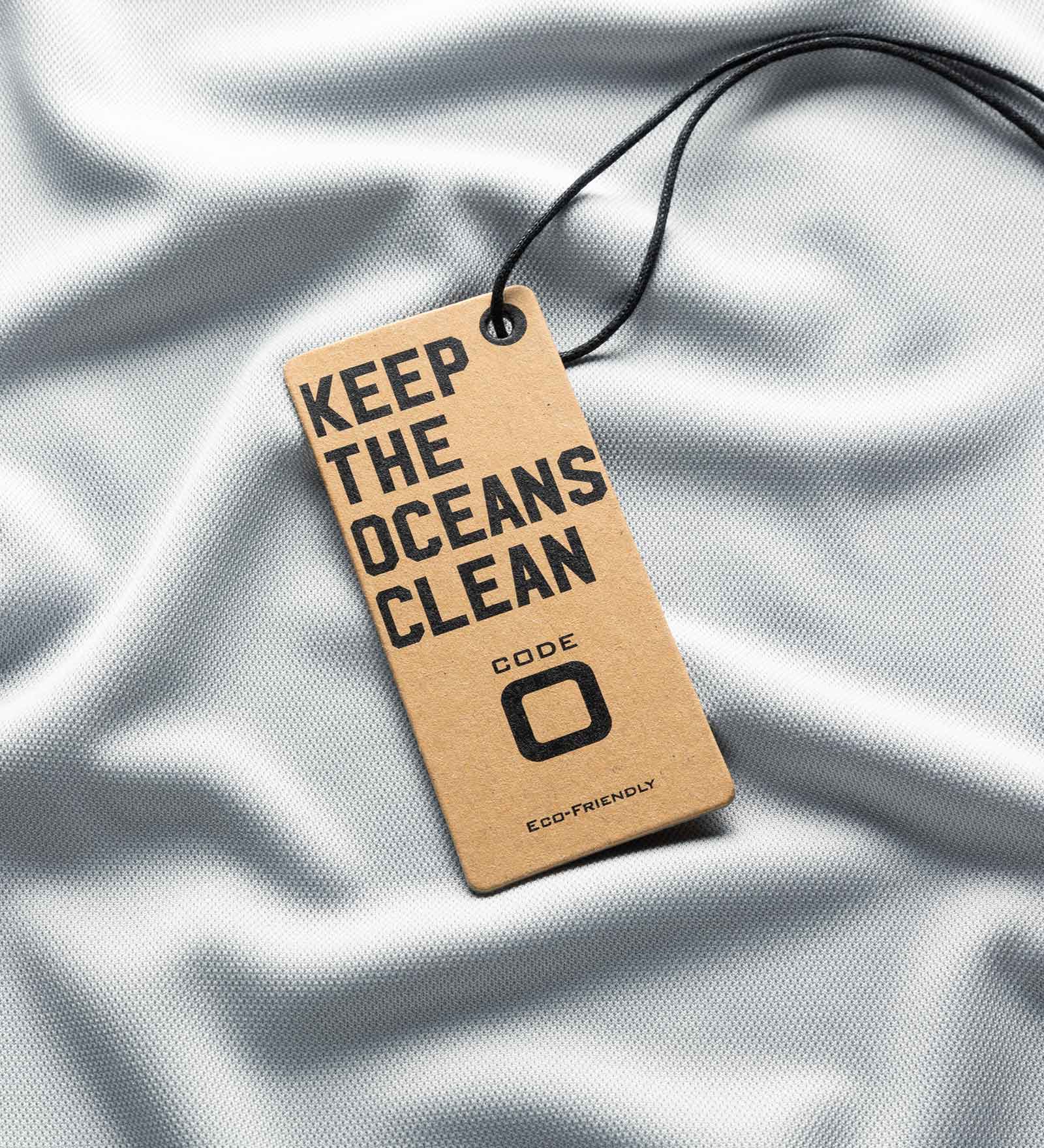 Hang tag: Keep the ocean clean