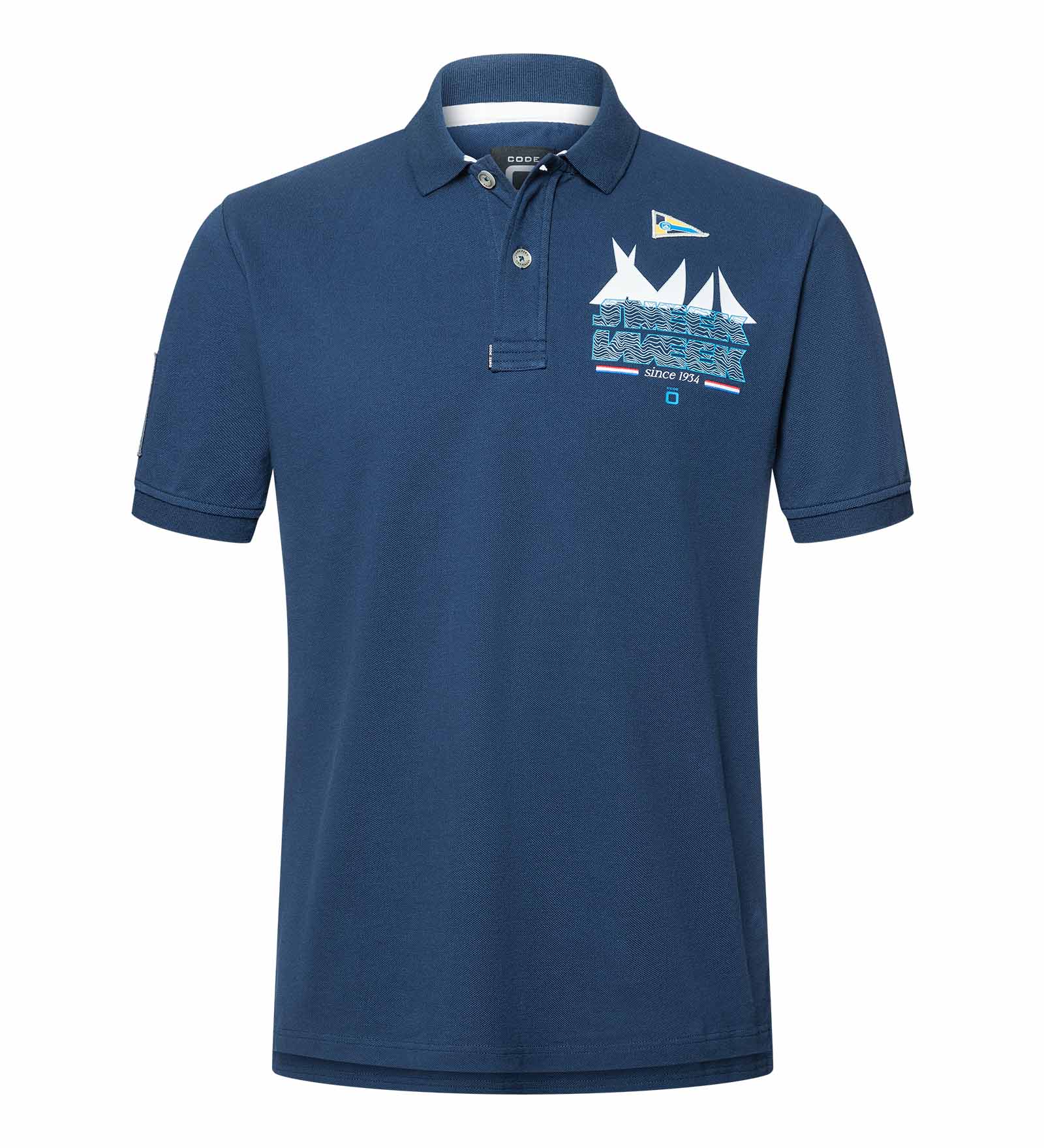 Polo de algodón Azul marino para Hombre 