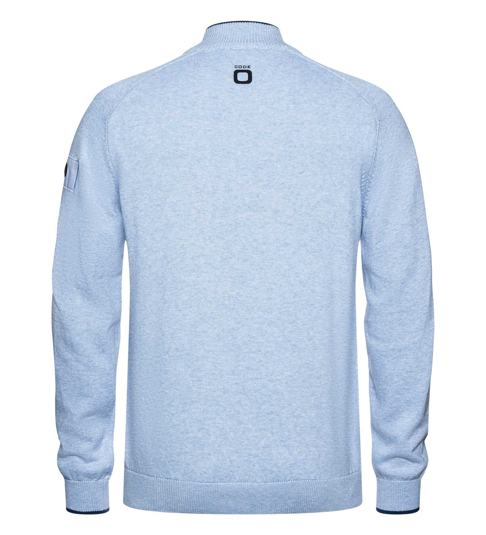 Pullover Half-Zip Blau für Herren 