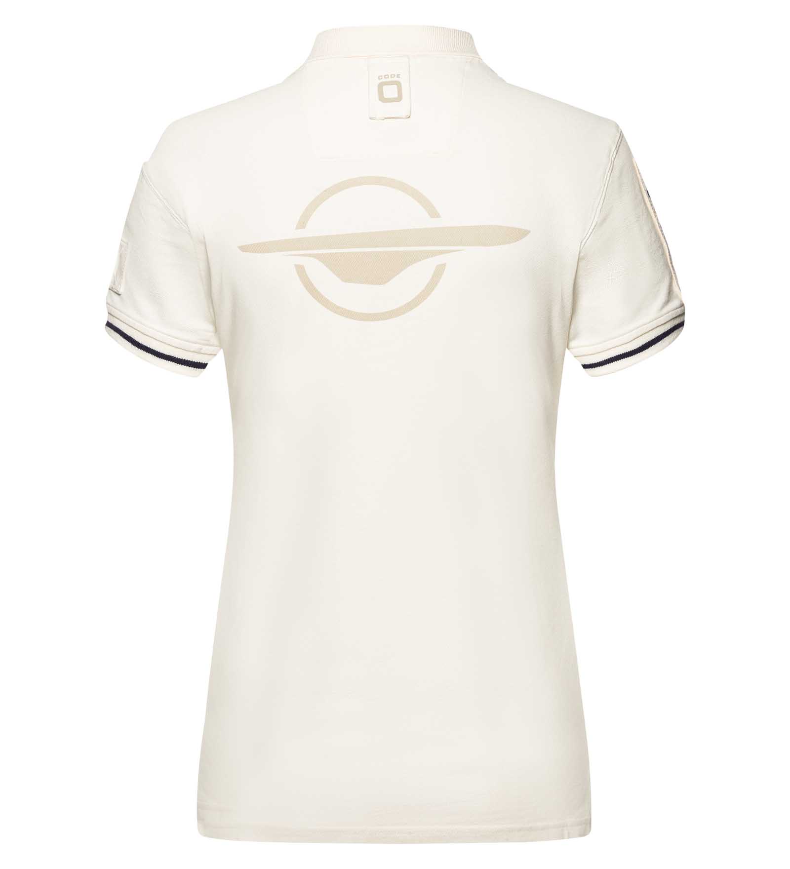Polo stretch Blanco para Mujer Polo stretch Blanco para Mujer