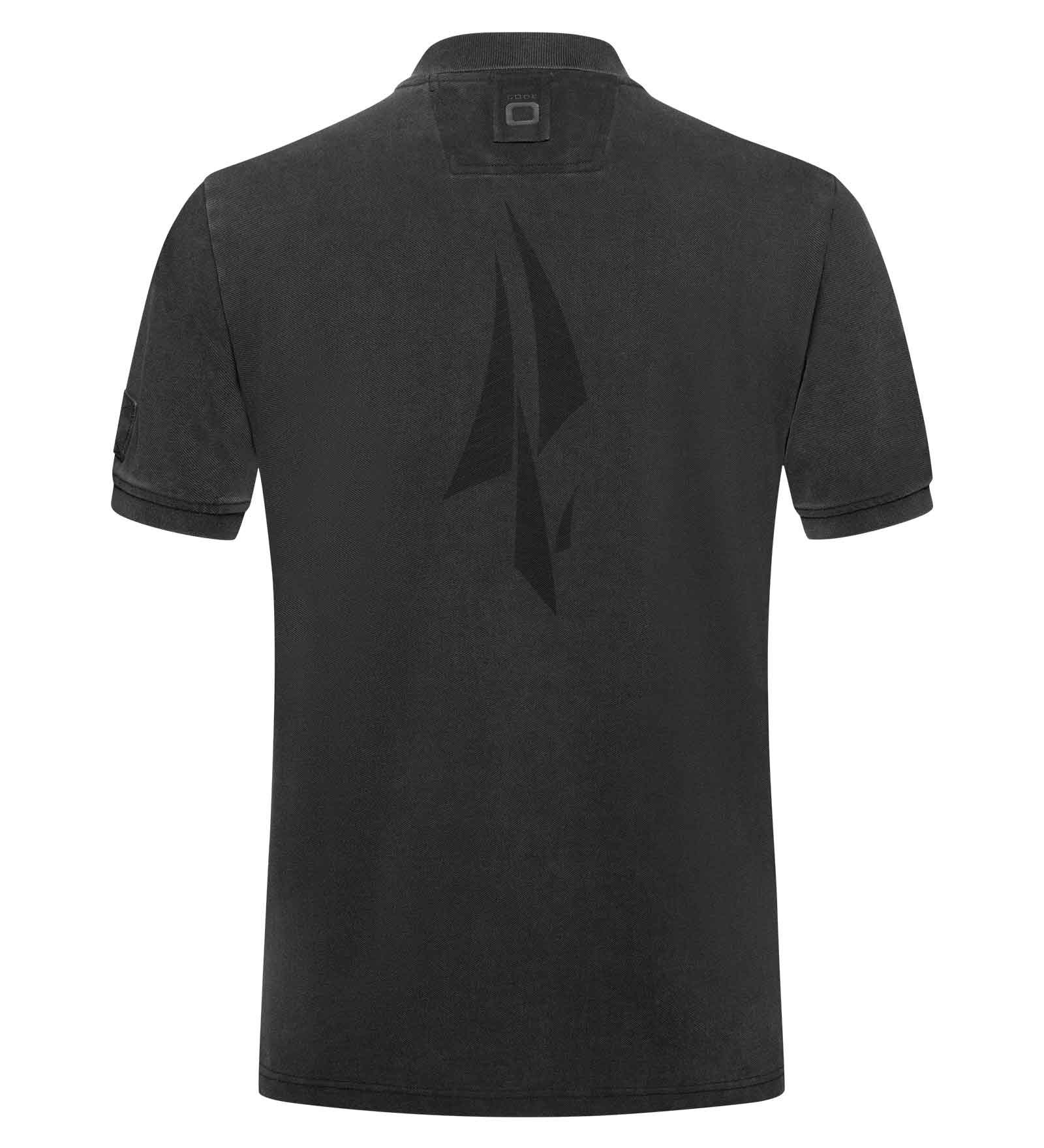 Katoenen polo Grijs voor Heren 