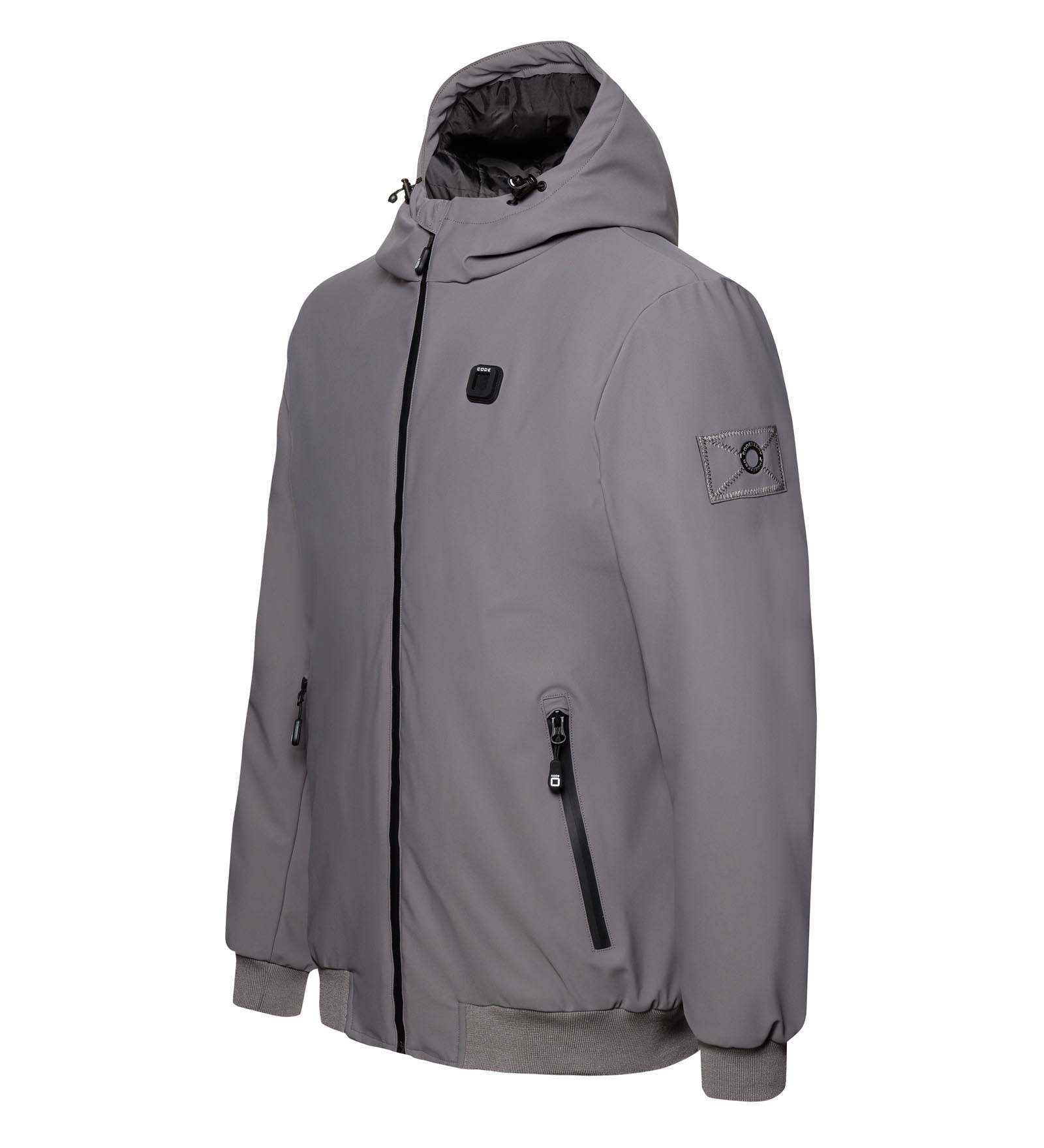 Regenjacke Grau für Herren 