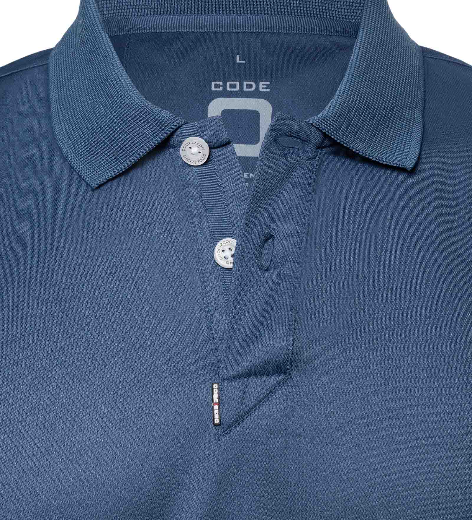 Quick-Dry Polo Shirt Navy Blue for Men and Women 