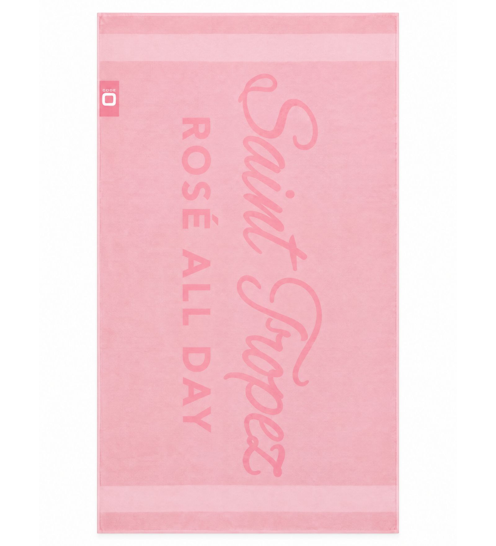 Serviette de plage Saint-Tropez Rosé