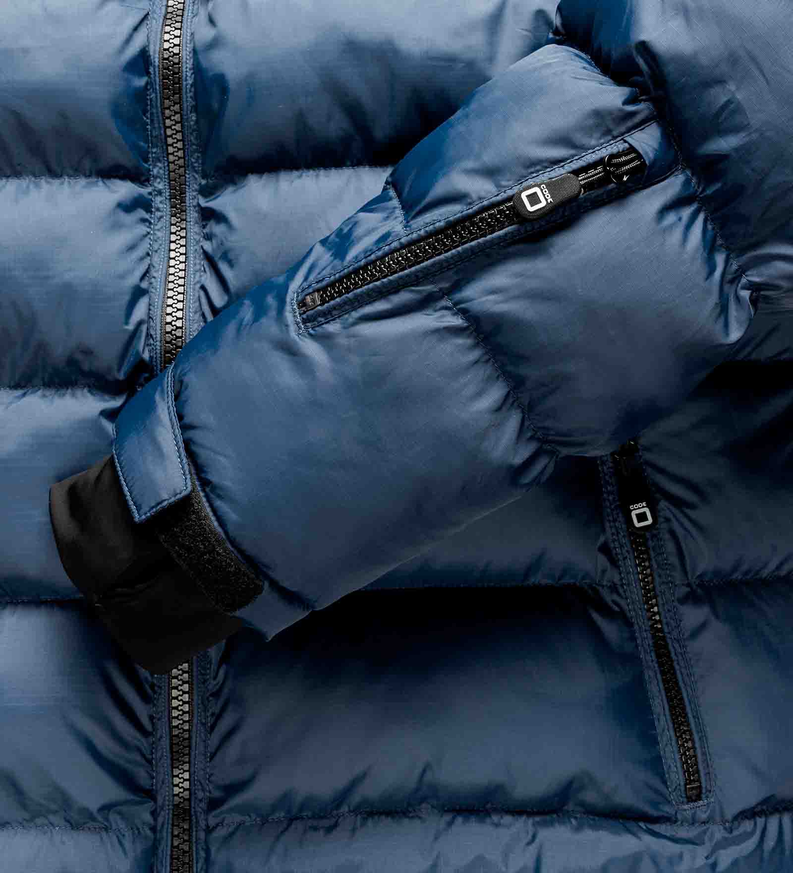 CODE-ZERO Chaqueta de invierno Hombre Monte Baldo Azul marino M