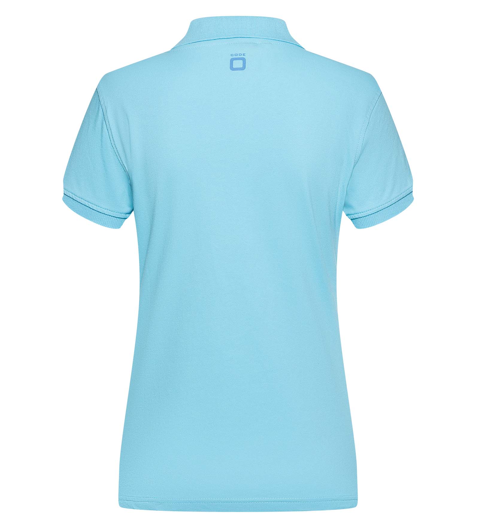 Polo coton Bleu pour Femmes 