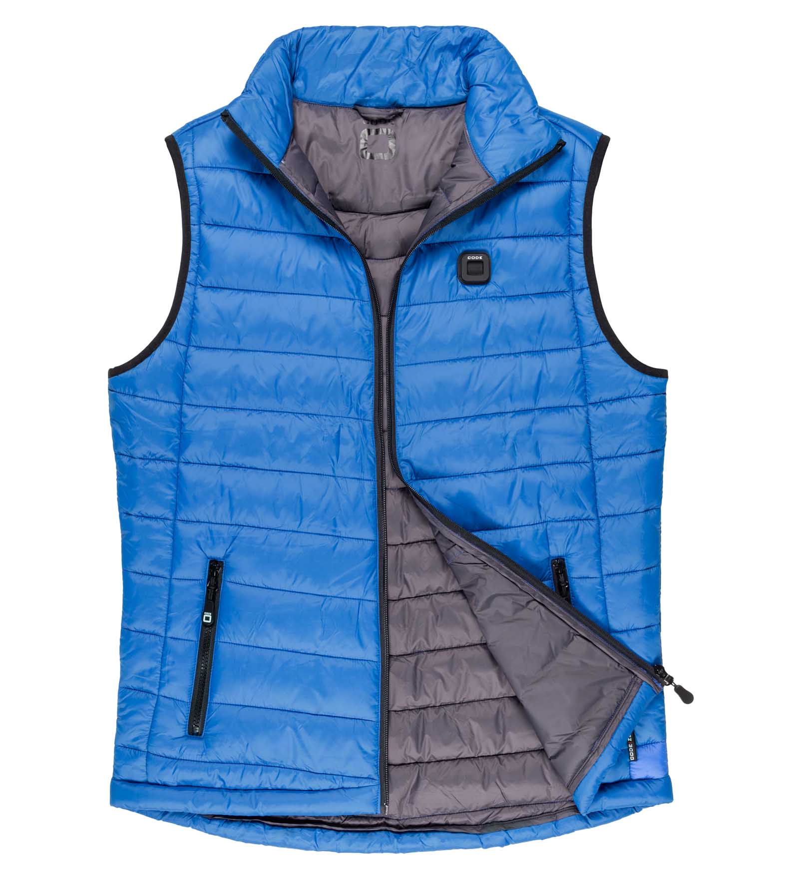 Quilted Vest Blue for Men 