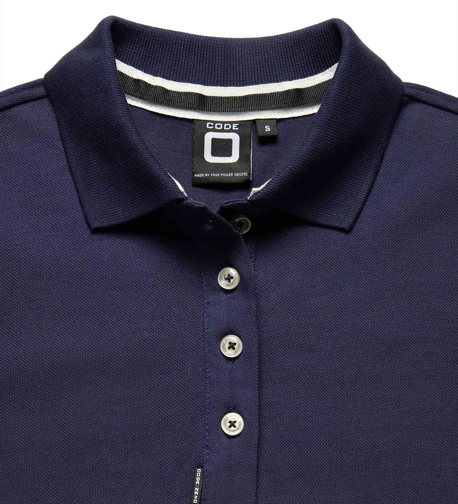 Stretchpolo Navy für Damen 