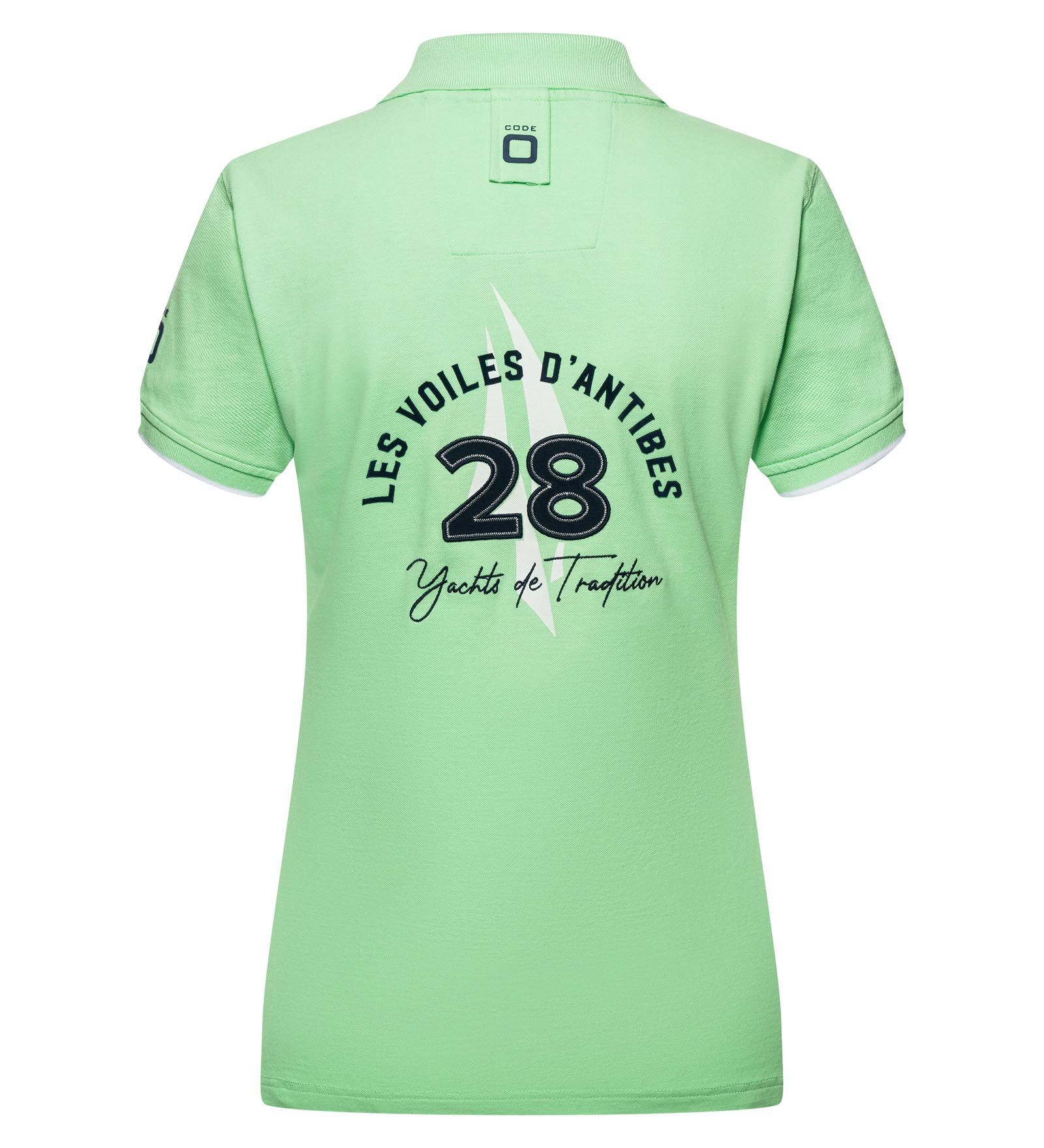 Polo stretch Vert pour Femmes 