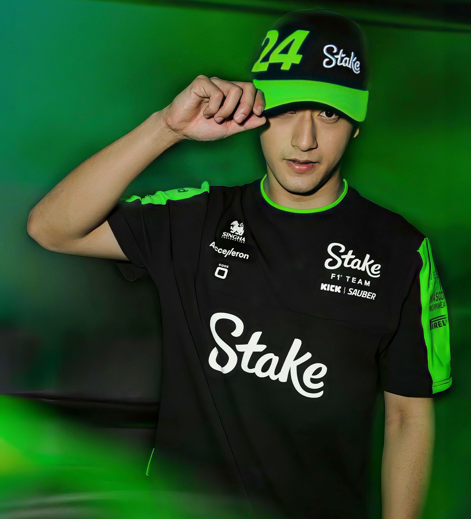 Stake F1 Teamwear Camiseta Hombre Negro 3XL CODE ZERO stake-f1-teamwear-camiseta-hombre-negro-3xl-code-zero